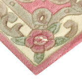 Boulevarde Rugs Pink Avolon Hand Woven Wool &amp; Cotton Rug