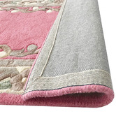 Boulevarde Rugs Pink Avolon Hand Woven Wool &amp; Cotton Rug