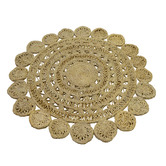 Boulevarde Rugs Circles Kerl Floral Jute Rug