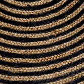 Boulevarde Rugs Natural &amp; Black Salvador Handmade Round Rug
