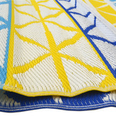 Boulevarde Rugs Aqua &amp; Yellow Chatai Classic Outdoor Rug