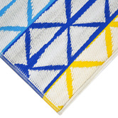 Boulevarde Rugs Aqua &amp; Yellow Chatai Classic Outdoor Rug