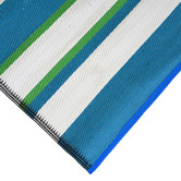 Boulevarde Rugs Aqua &amp; White Chatai Classic Outdoor Rug