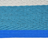 Boulevarde Rugs Aqua &amp; White Chatai Classic Outdoor Rug