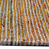 Boulevarde Rugs Natural &amp; Gold Kerla Hand Woven Jute &amp; Cotton Rug