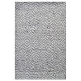 Boulevarde Rugs Ash Grey Barfi Hand-Woven Wool Rug