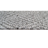 Boulevarde Rugs Ash Grey Barfi Hand-Woven Wool Rug