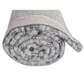Boulevarde Rugs Ash Grey Barfi Hand-Woven Wool Rug
