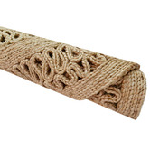 Boulevarde Rugs Natural Kerla Lovell Hand-Woven Jute Reversible Round Rug