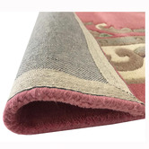 Boulevarde Rugs Pink Avolon Wool Curved Rug
