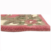 Boulevarde Rugs Pink Avolon Wool Curved Rug