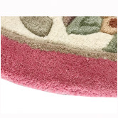 Boulevarde Rugs Pink Avolon Wool Curved Rug