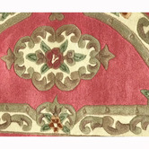 Boulevarde Rugs Pink Avolon Wool Curved Rug