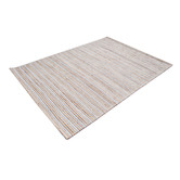 Boulevarde Rugs Natural Grey Anah Radiant Hand-Woven Wool &amp; Jute Rug