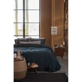 VT Wonen Dark Blue Earth Cotton Sateen Quilt Cover Set