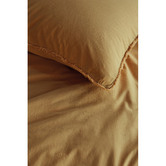 VT Wonen Yellow Natural Stone Frayed Cotton Quilt Cover Set