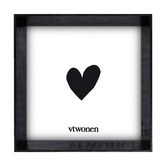 VT Wonen Square Pine Wood Photo Frame