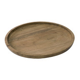 VT Wonen Natural Round Acacia Wood Tray