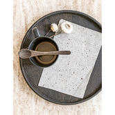 VT Wonen 2 Piece Black Acacia Wood Spoon Set