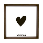VT Wonen Square Pine Wood Photo Frame