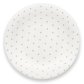 VT Wonen White Golden Hearts 25cm Porcelain Bowl