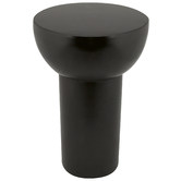 VT Wonen Matte Black Nida Aluminium Side Table