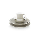 VT Wonen 36 Piece Matte Flax Porcelain Dinnerware Set