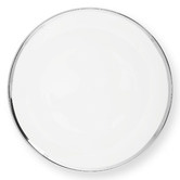 VT Wonen White &amp; Silver 20cm Porcelain Dinner Plate