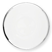 VT Wonen White &amp; Silver 15cm Porcelain Bowl