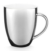 VT Wonen Silver 400ml Porcelain Mugs