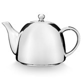 VT Wonen 3 Piece Silver Porcelain Teapot &amp; Mug Set