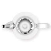 VT Wonen 3 Piece Silver Porcelain Teapot &amp; Mug Set