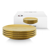 VT Wonen Gold 12cm Porcelain Side Plates