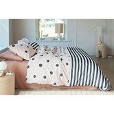VT Wonen Stripe &amp; Eye Cotton Quilt Cover Set