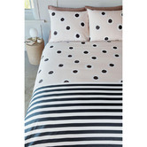 VT Wonen Stripe &amp; Eye Cotton Quilt Cover Set