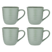 Ladelle Gum Leaf Homestead Stoneware Mugs