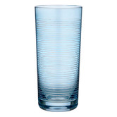 Ladelle Linear Etched Blue 400ml Highball Tumblers
