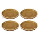 Ladelle Caramel Heath Porcelain Tapas Plates