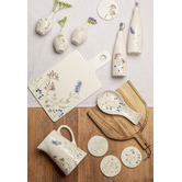 Ladelle 3 Piece Flora Stoneware Decorative Vase Set