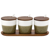 Ladelle 7 Piece Sanctuary Reactive Canister &amp; Spoon Set