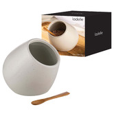 Ladelle 2 Piece Nestle Salt Pig with Spoon Set