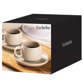 Ladelle Nestle 150ml Espresso Cups &amp; Saucers