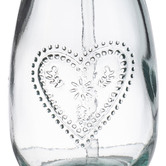 Ladelle Eco Hearts 600ml To-Go Glass Bottle