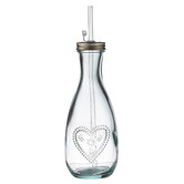 Ladelle Eco Hearts 600ml To-Go Glass Bottle