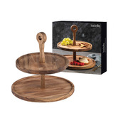 Ladelle Gather 2 Tier Round Serving Tower