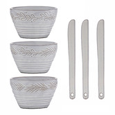 Ladelle 6 Piece Croft 10cm Bowl &amp; Spreader Set