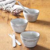 Ladelle 6 Piece Croft 10cm Bowl &amp; Spreader Set