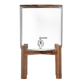 Ladelle Gather 5L Glass &amp; Acacia Wood Drink Dispenser