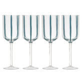 Ladelle Stripe 350ml Wine Glasses