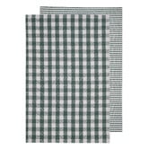 Ladelle 2 Piece Eco Gingham Cotton-Blend Kitchen Towel Set